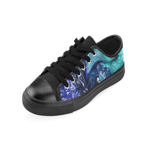 strange abstract 1 Men's Classic Canvas Shoes (Model 018)
