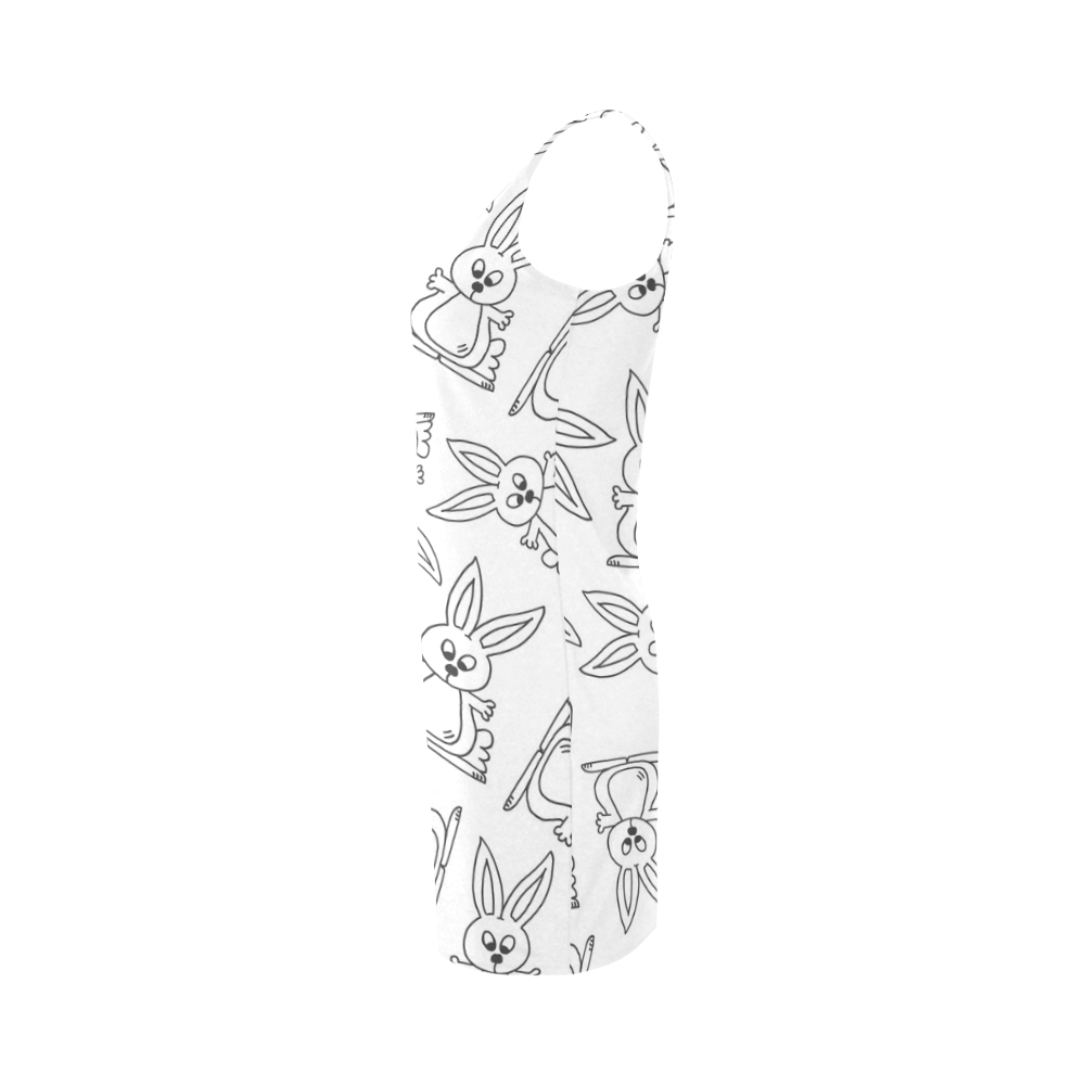 Bunny Pattern Medea Vest Dress (Model D06)