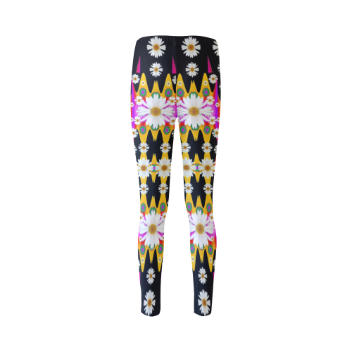 flowers above and under the peaceful sky Cassandra Women's Leggings (Model L01)