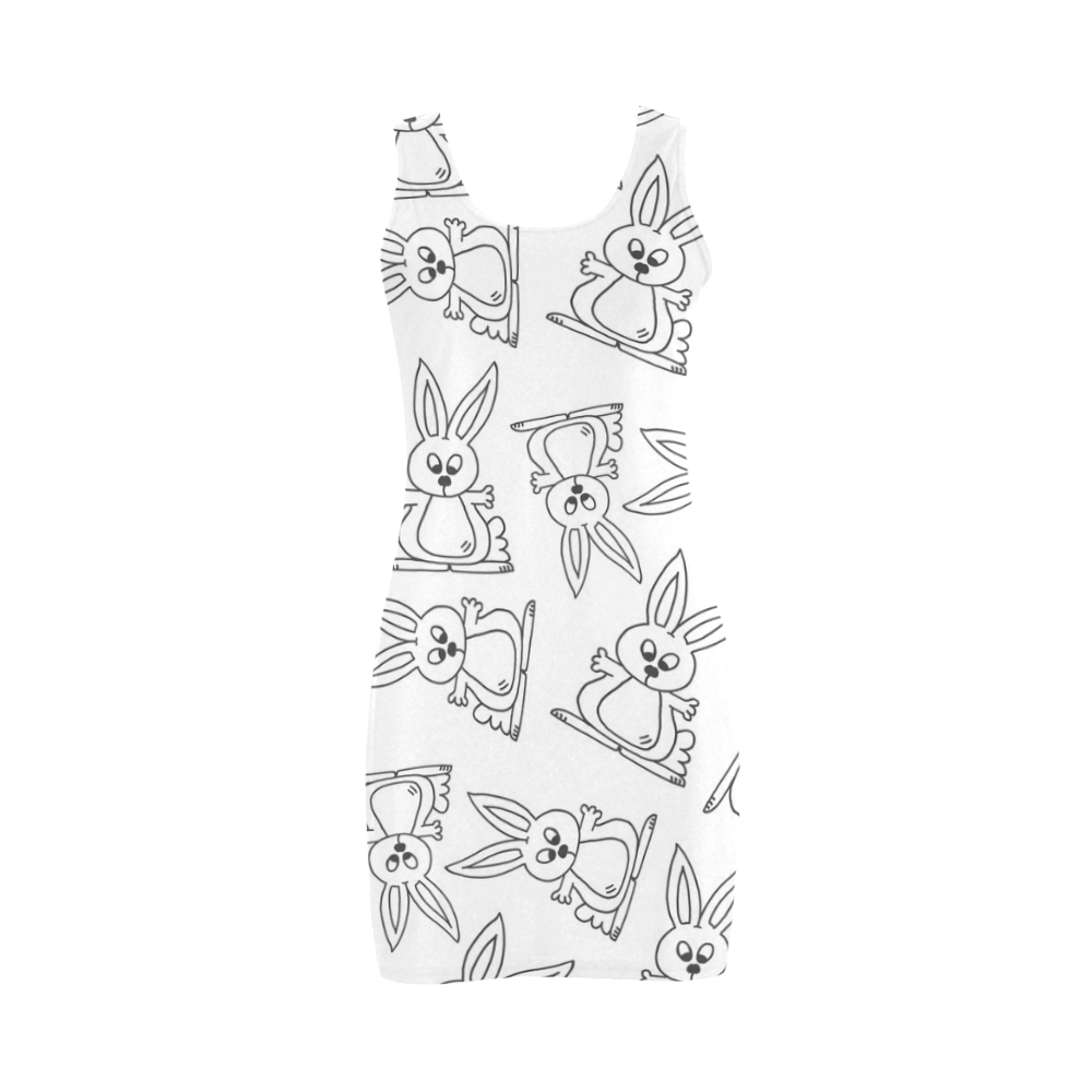 Bunny Pattern Medea Vest Dress (Model D06)