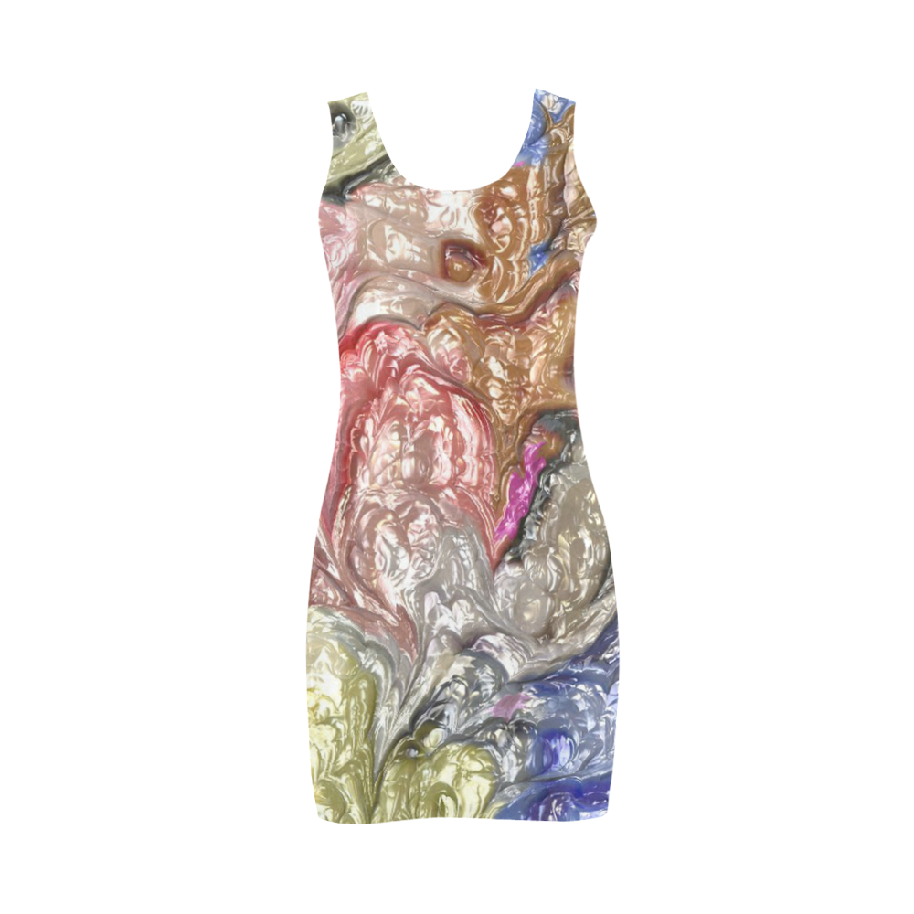 strange abstract 6 Medea Vest Dress (Model D06)