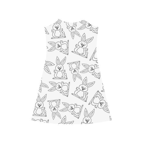 Bunny Pattern Alcestis Slip Dress (Model D05)