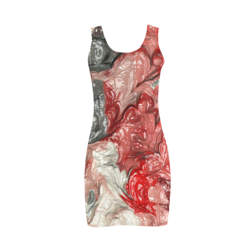 strange abstract 3 Medea Vest Dress (Model D06)