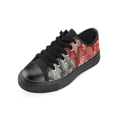 strange abstract 3 Men's Classic Canvas Shoes (Model 018)