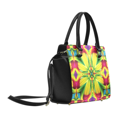 shoulde bag-colorful solution by Annabellerockz Classic Shoulder Handbag (Model 1653)