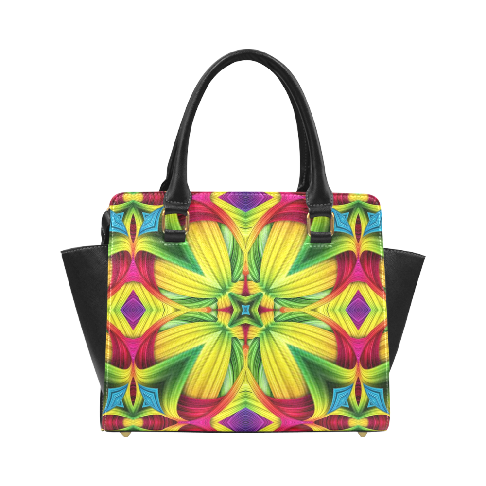 shoulde bag-colorful solution by Annabellerockz Classic Shoulder Handbag (Model 1653)