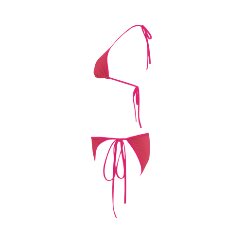 Lollipop Color Accent Custom Bikini Swimsuit