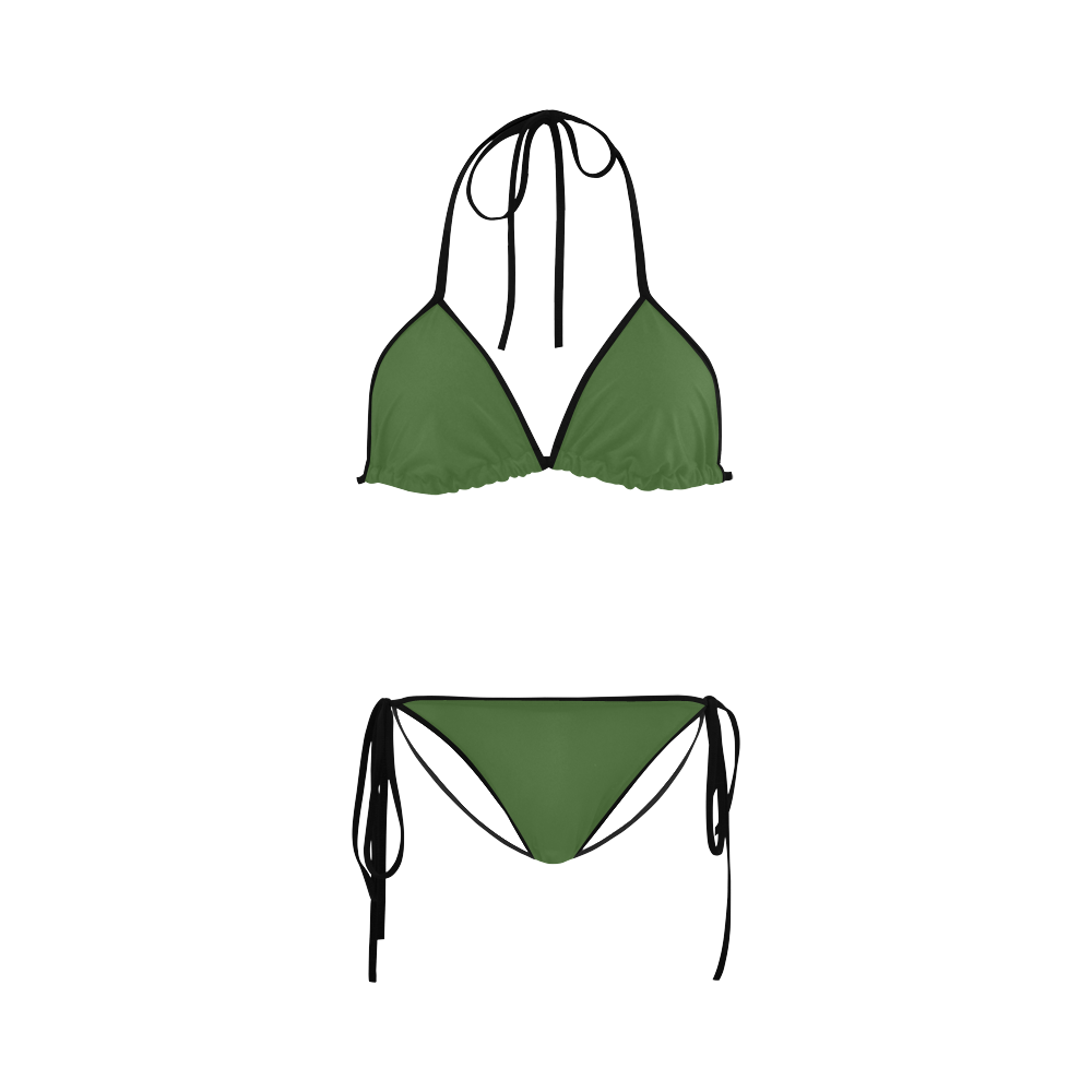 Treetop Color Accent Custom Bikini Swimsuit