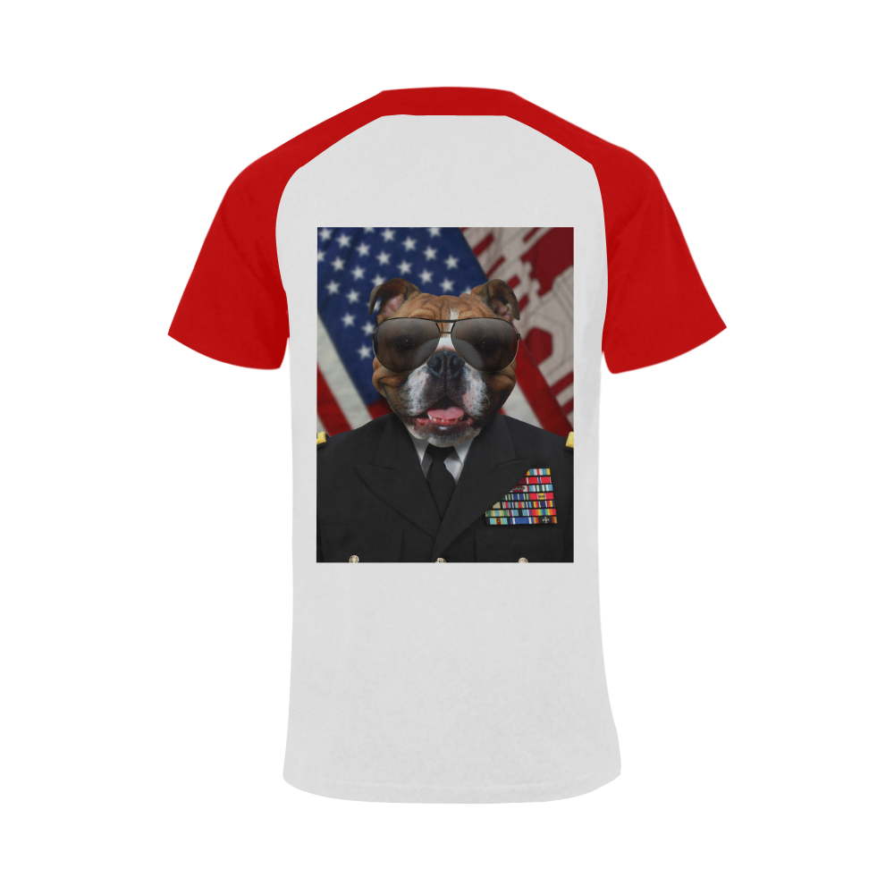 Dog Men's Raglan T-shirt (USA Size) (Model T11)