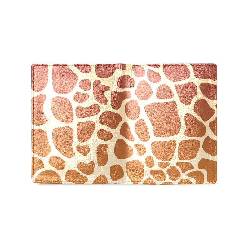 toppers animal print Men's Leather Wallet (Model 1612)