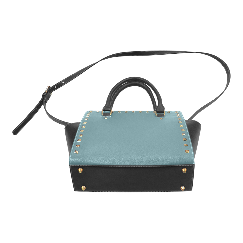 Hydro Color Accent Rivet Shoulder Handbag (Model 1645)