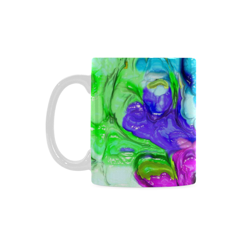 strange abstract 4 White Mug(11OZ)