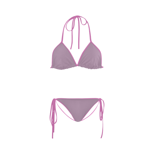 Lavender Herb Color Accent Custom Bikini Swimsuit