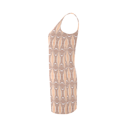 Beige spring  vest dress by #Annabellerockz Medea Vest Dress (Model D06)