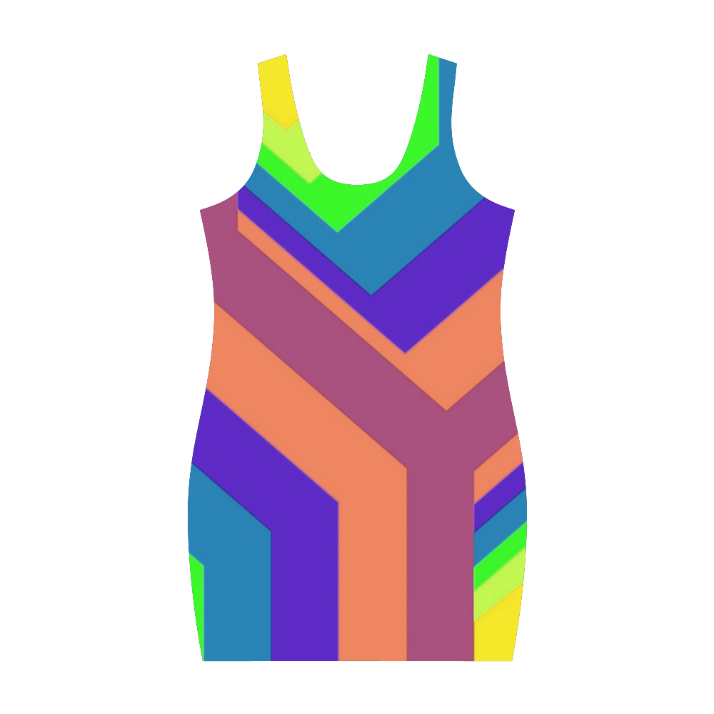 poly colors Medea Vest Dress (Model D06)