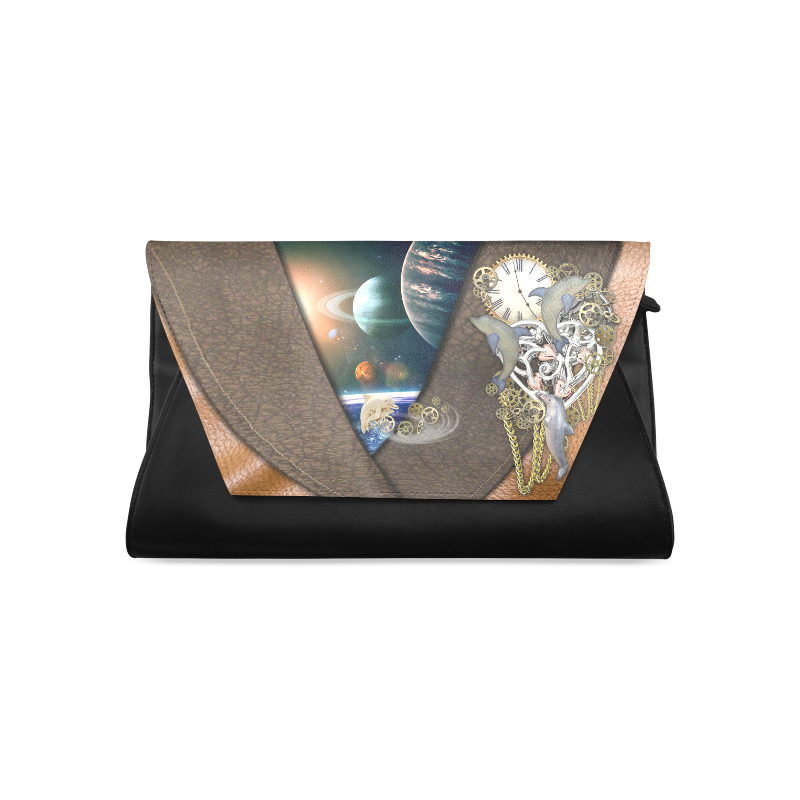 Our dimension of Time Clutch Bag (Model 1630)