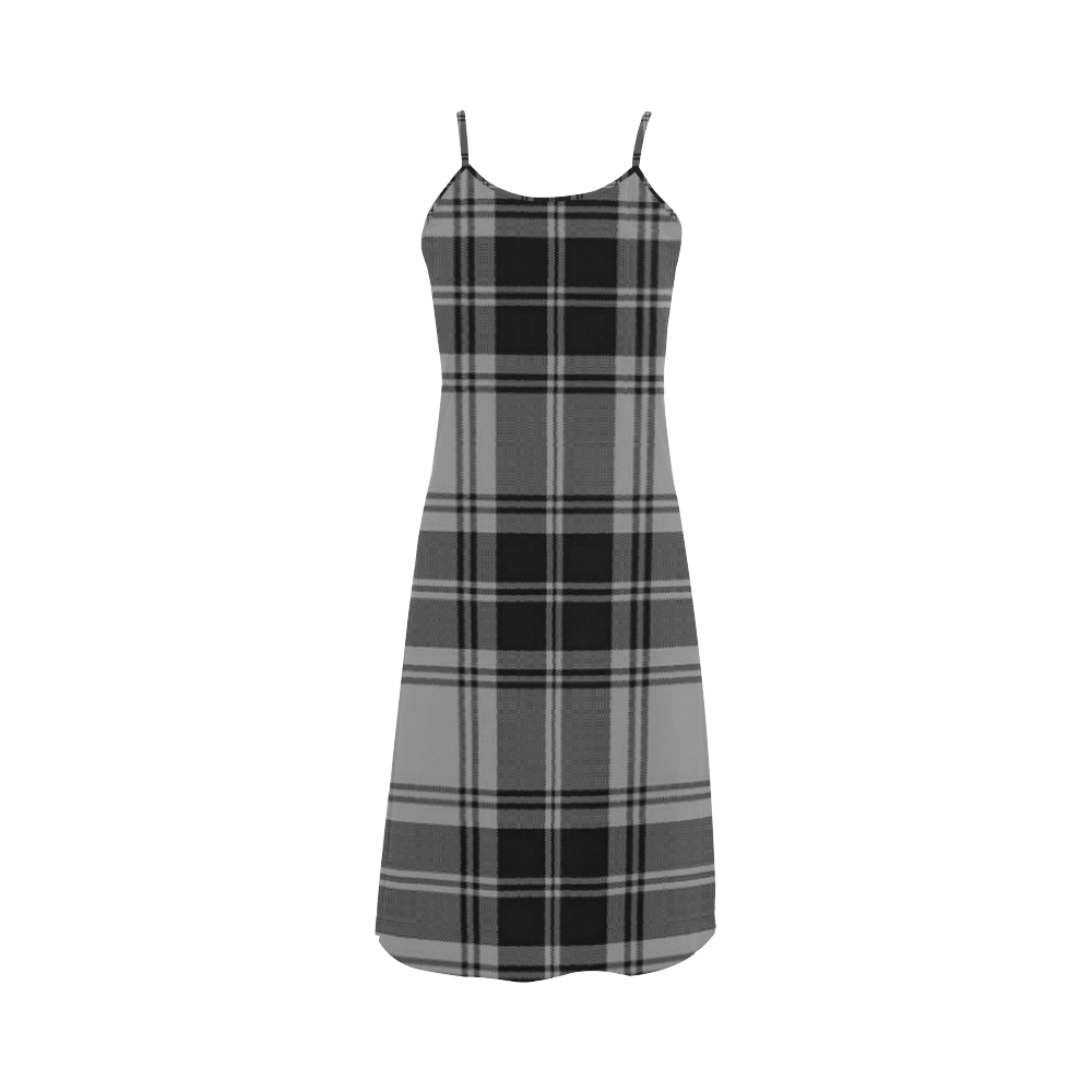 DOUGLAS GREY TARTAN Alcestis Slip Dress (Model D05)