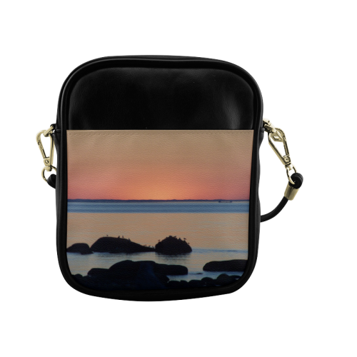 Dusk on the Sea Sling Bag (Model 1627)