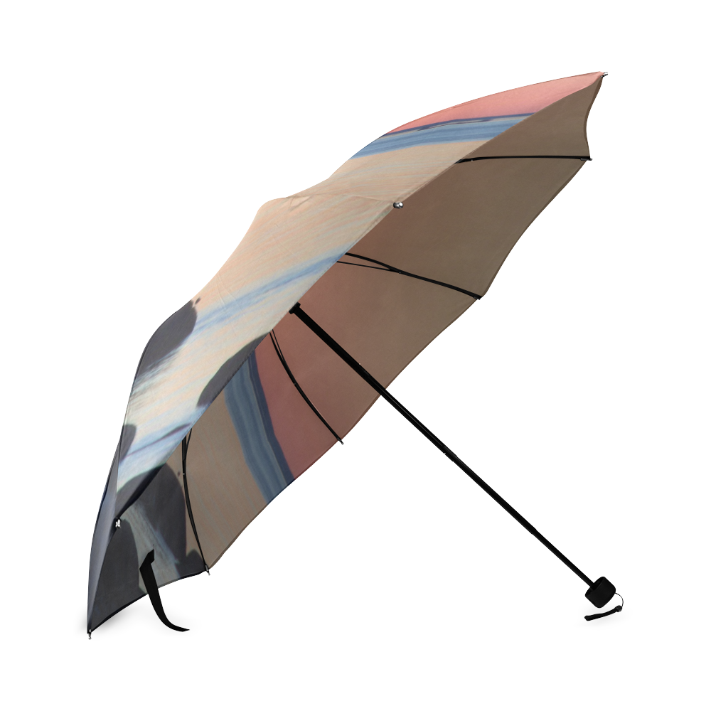 Dusk on the Sea Foldable Umbrella (Model U01)