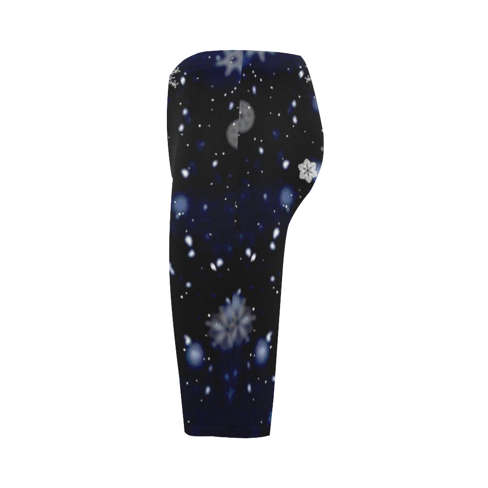 SNOWFLAKES Hestia Cropped Leggings (Model L03)