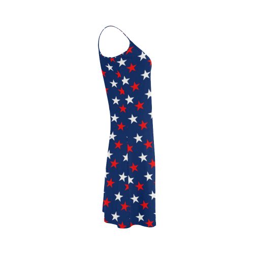 STARS RED AND WHITE Alcestis Slip Dress (Model D05)