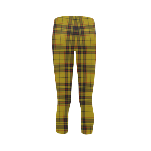 TARTAN-YELLOW Capri Legging (Model L02)