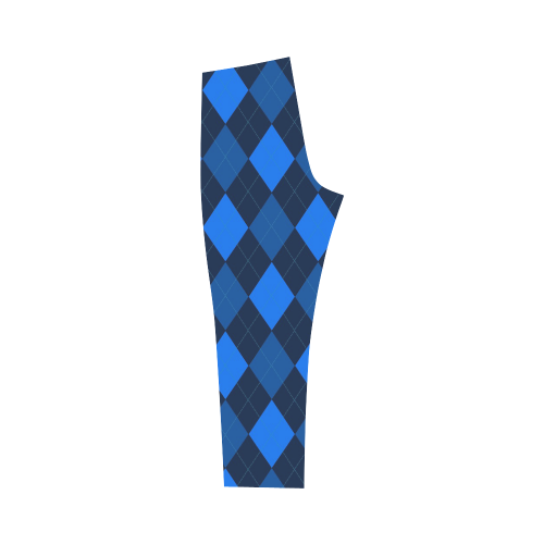 ARGYLE-BLUE Capri Legging (Model L02)