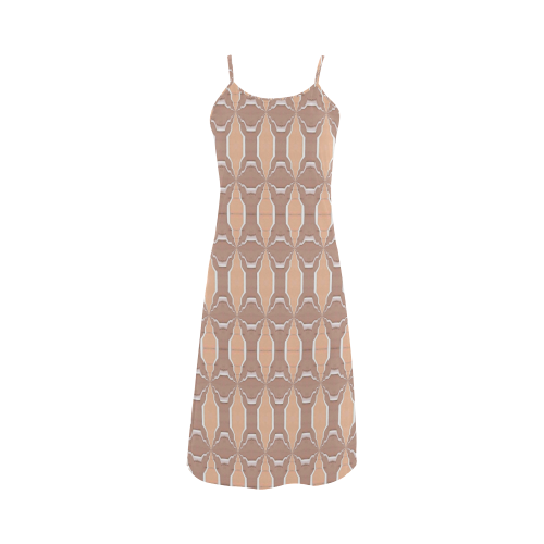 Beige spring -Slip Dress Alcestis Slip Dress (Model D05)