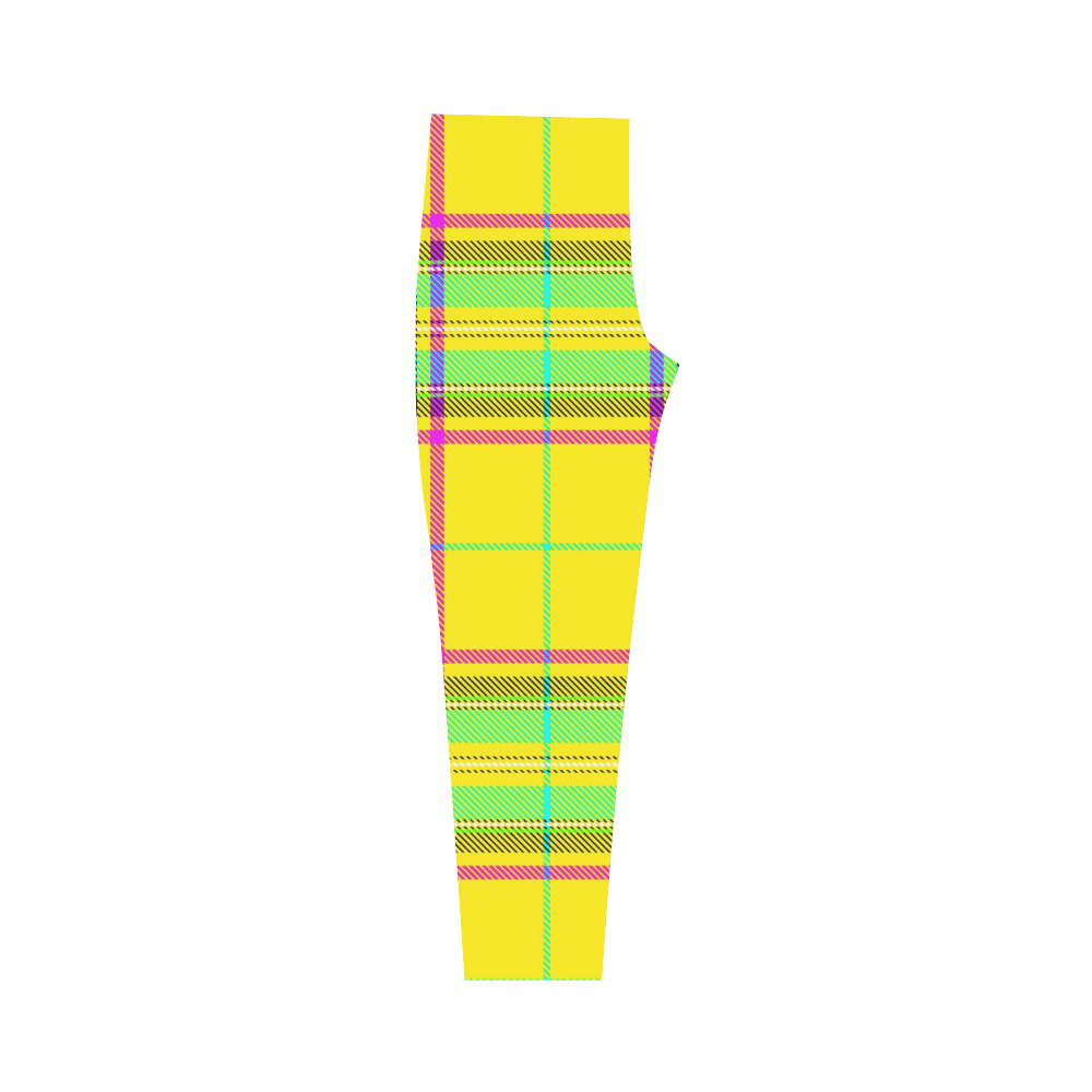 TARTAN-YELLOW Capri Legging (Model L02)