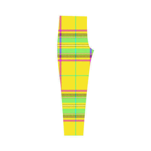 TARTAN-YELLOW Capri Legging (Model L02)