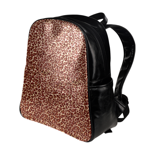 Leopard Multi-Pockets Backpack (Model 1636)