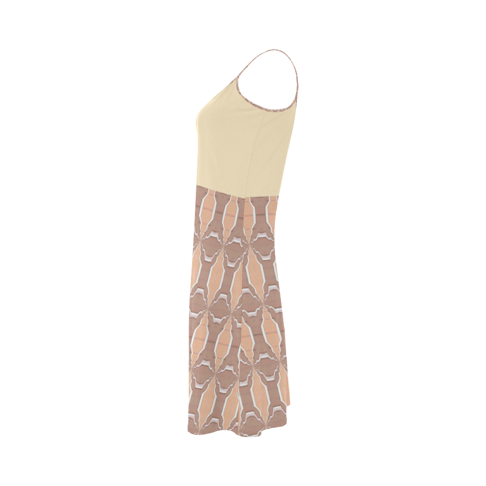 Beige ,yellowspring -Slip Dress Alcestis Slip Dress (Model D05)