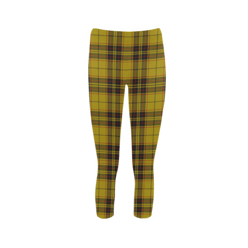 TARTAN-YELLOW Capri Legging (Model L02)