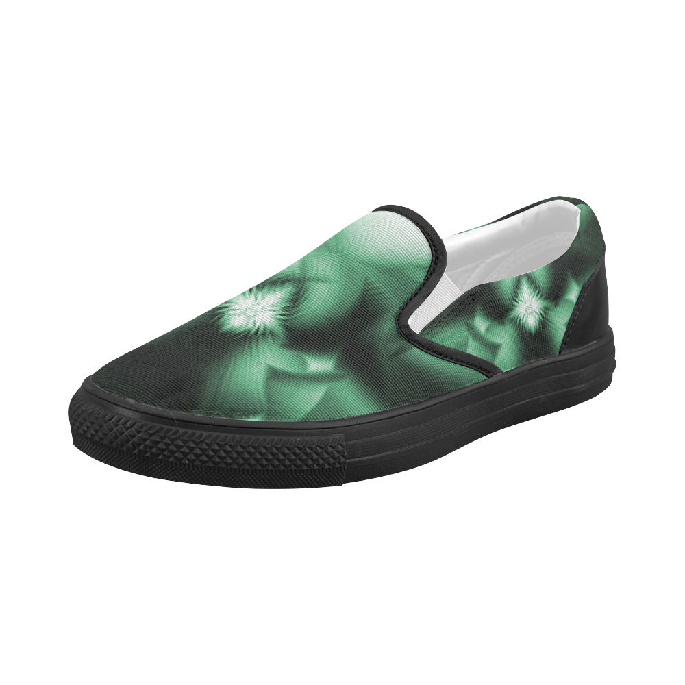 Jade Women's Slip-on Canvas Shoes (Model 019)