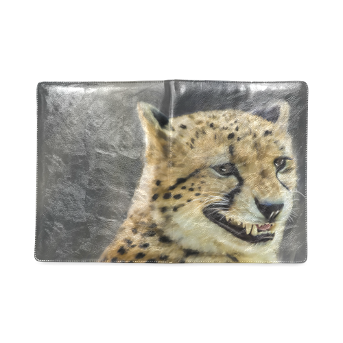 Painting  Grinning Cheetah Portrait Custom NoteBook B5