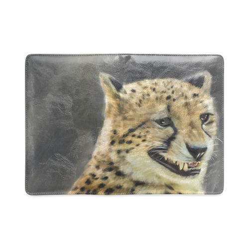 Painting  Grinning Cheetah Portrait Custom NoteBook A5