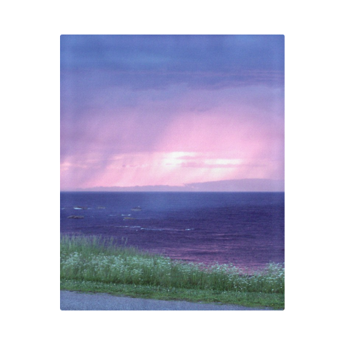 Purple Rain Duvet Cover 86"x70" ( All-over-print)