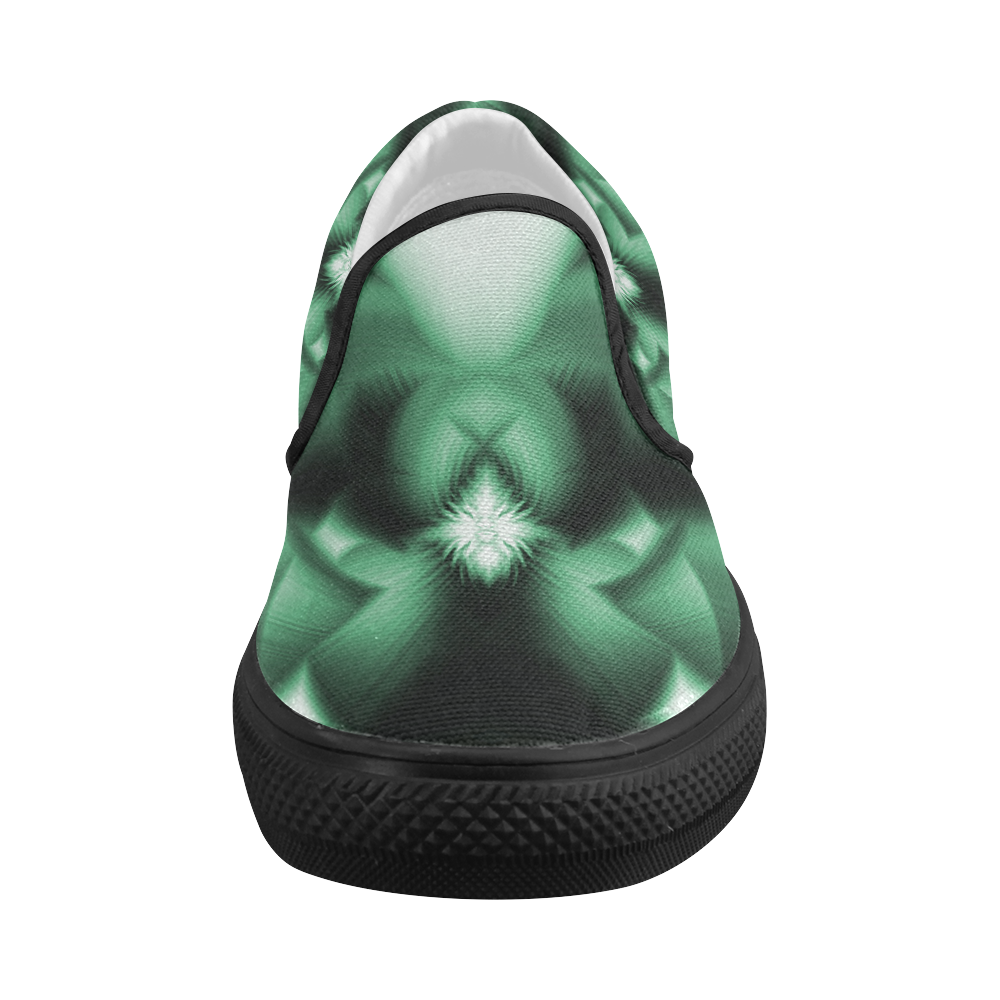 Jade Women's Slip-on Canvas Shoes (Model 019)