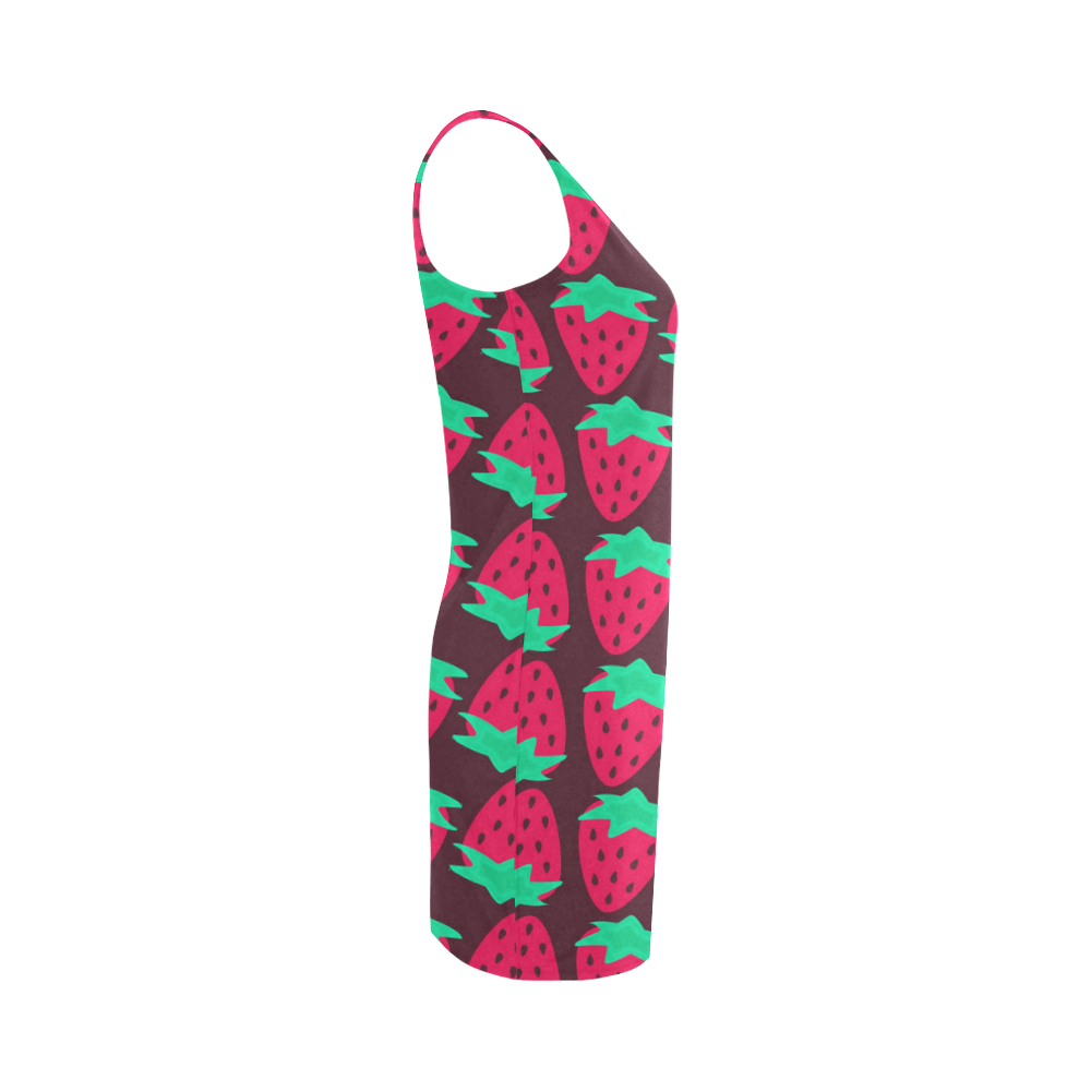 Strawberry Pattern Medea Vest Dress (Model D06)