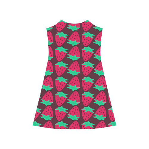 Strawberry Pattern Alcestis Slip Dress (Model D05)