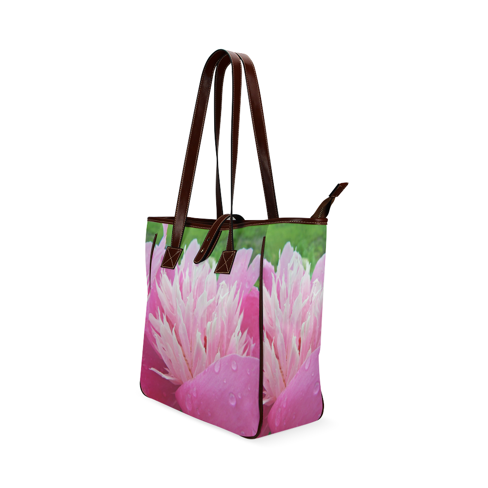 Wet Peony Classic Tote Bag (Model 1644) | ID: D205670