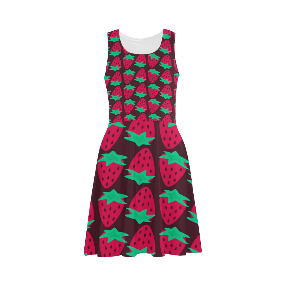 Strawberry Pattern Atalanta Sundress (Model D04)