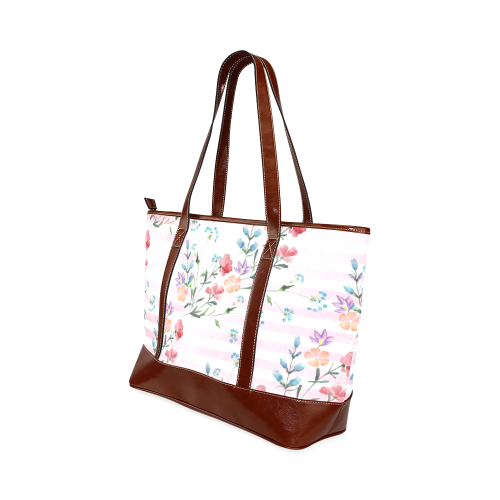 Delicate Wildflowers Tote Handbag (Model 1642)