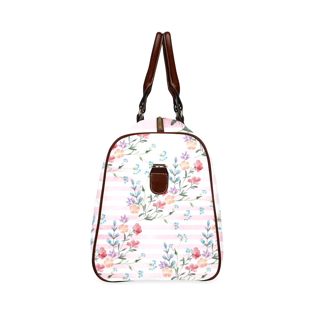 Delicate Wildflowers Waterproof Travel Bag/Small (Model 1639)