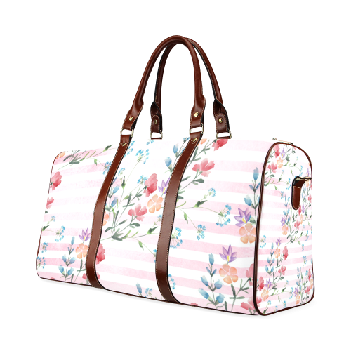 Delicate Wildflowers Waterproof Travel Bag/Small (Model 1639)