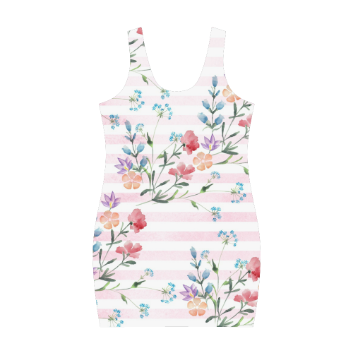 Delicate Wildflowers Medea Vest Dress (Model D06)