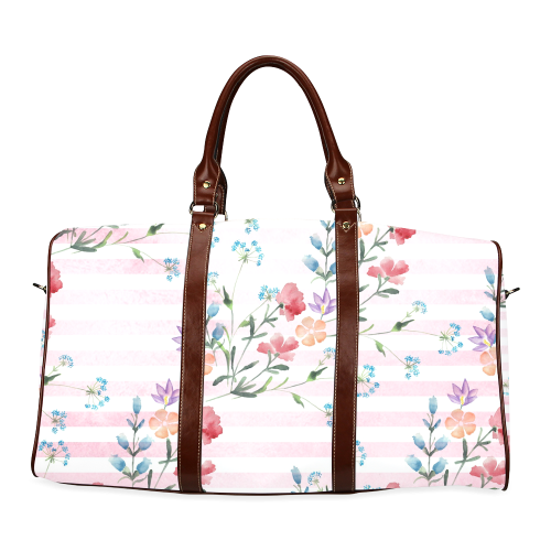 Delicate Wildflowers Waterproof Travel Bag/Small (Model 1639)