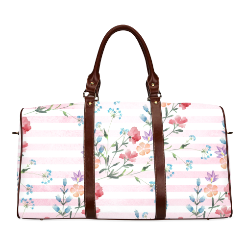 Delicate Wildflowers Waterproof Travel Bag/Small (Model 1639)