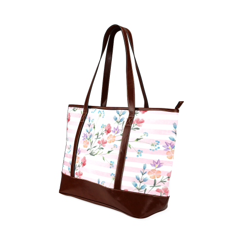 Delicate Wildflowers Tote Handbag (Model 1642)