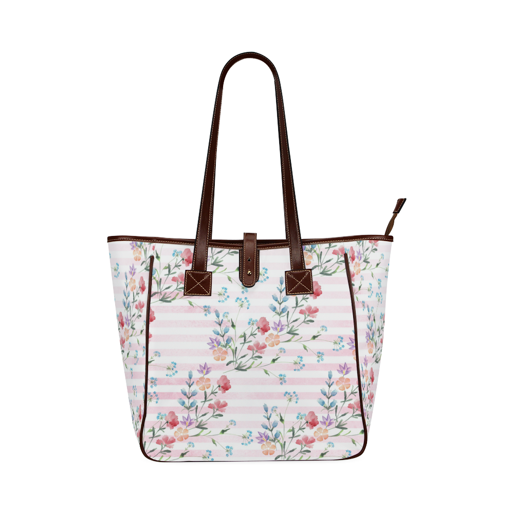 Delicate Wildflowers Classic Tote Bag (Model 1644)